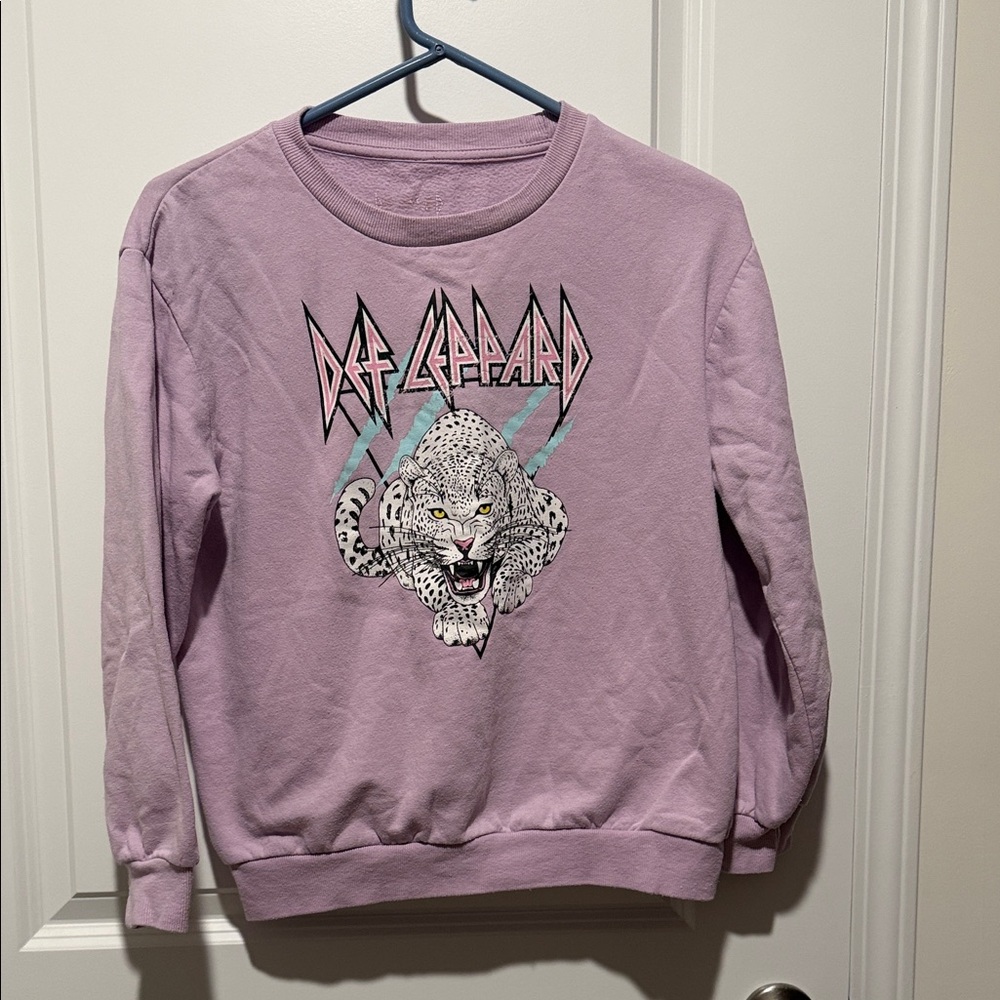 Kids Graphic Sweatshirt in Lavender
